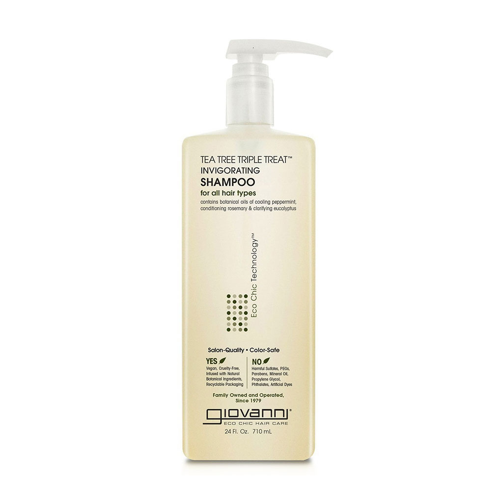 Енергетичний шампунь Giovanni Tea Tree Treat Shampoo для всіх типів волосся, з чайним деревом, 710 мл